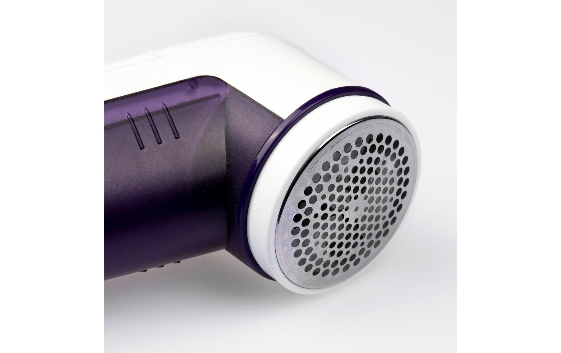Prym Fusselrasierer Maxi – Batteriebetrieb – Kunststoff – Violett/Weiss – 6,7 × 6,5 × 15,0 cm