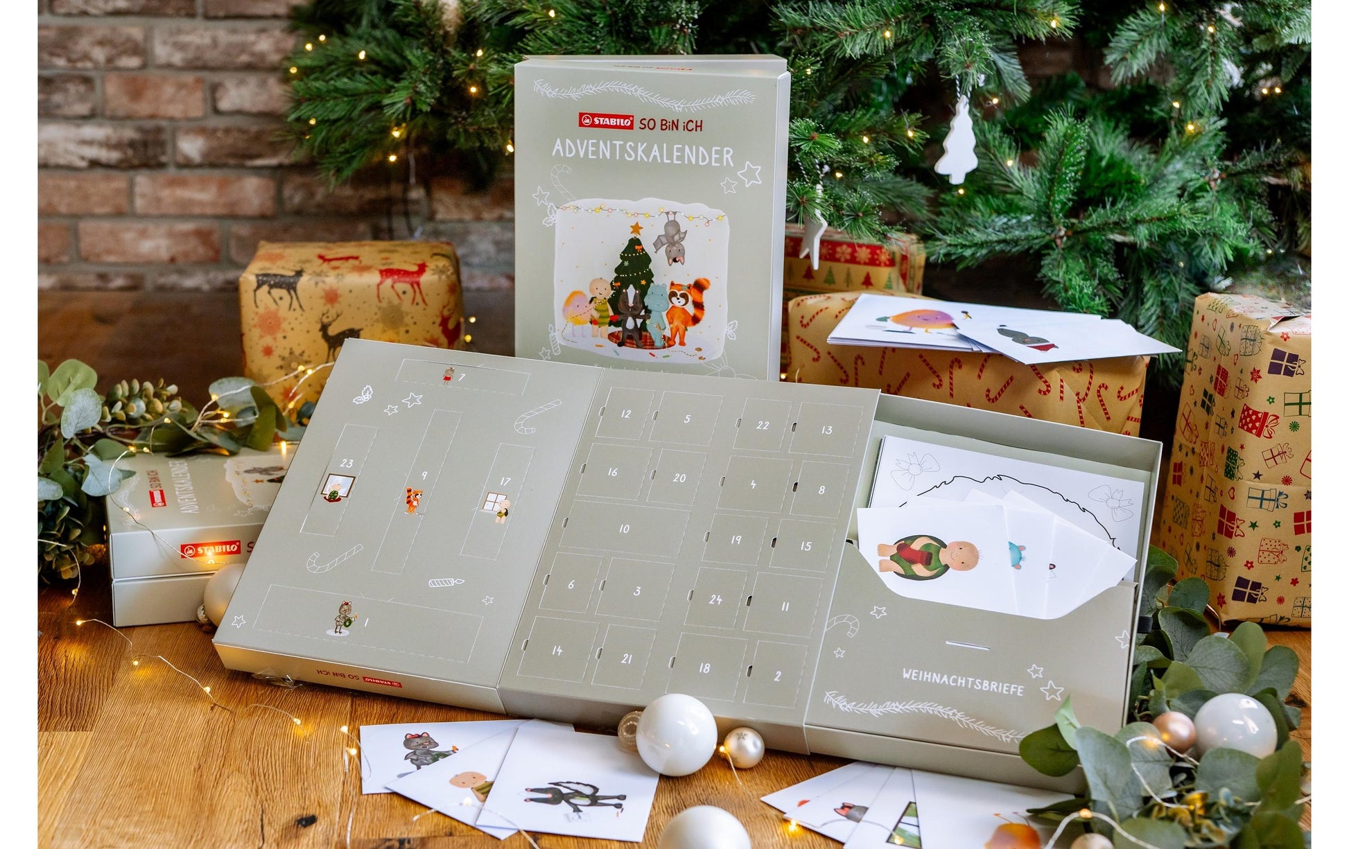 STABILO Adventskalender Tiere, 2023