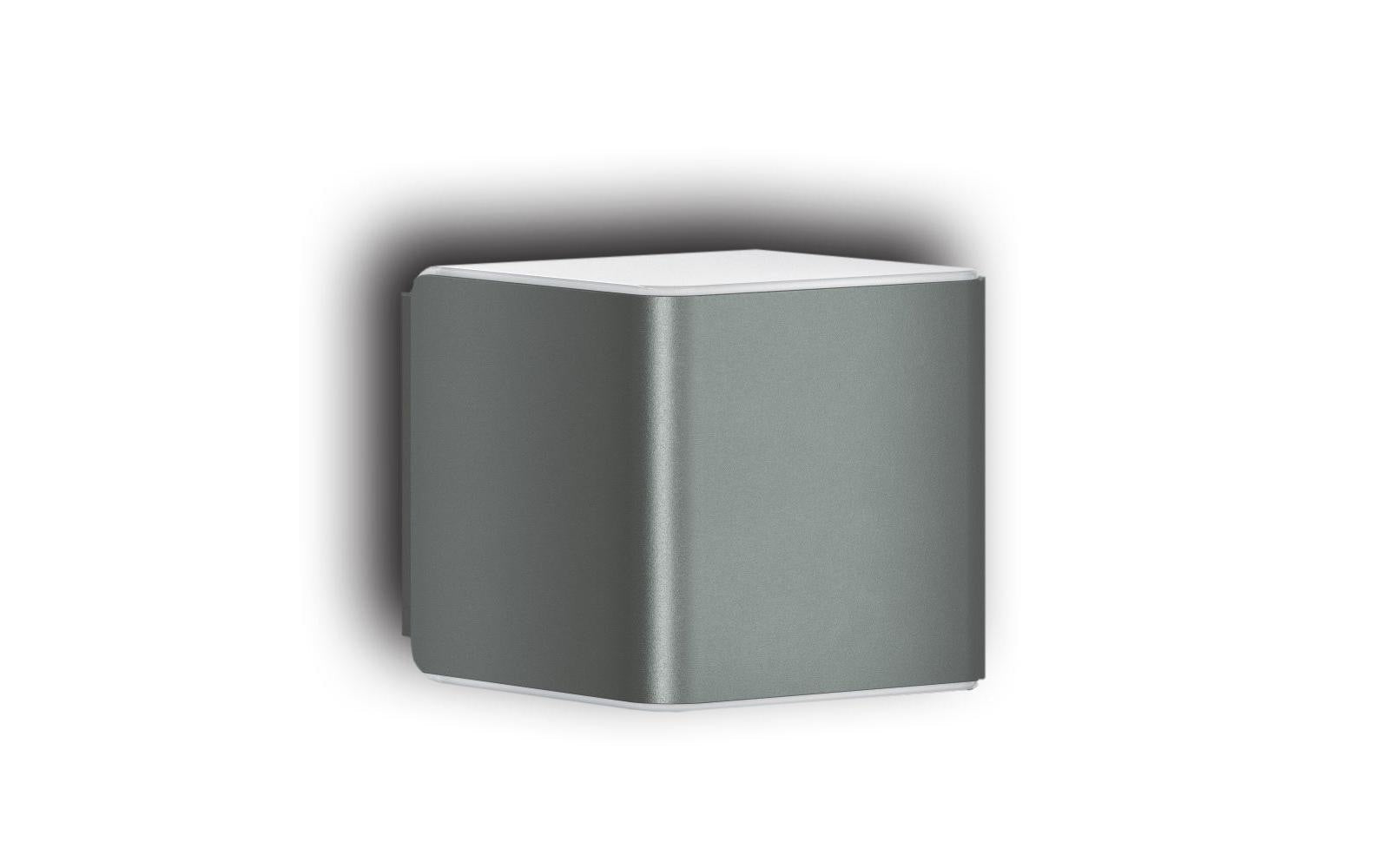 STEINEL Aussenwandleuchte – 319 lm, 9,1 W – Warmweiss, 3000 K – IP44 – Netzbetrieb – Anthrazit – Kunststoff