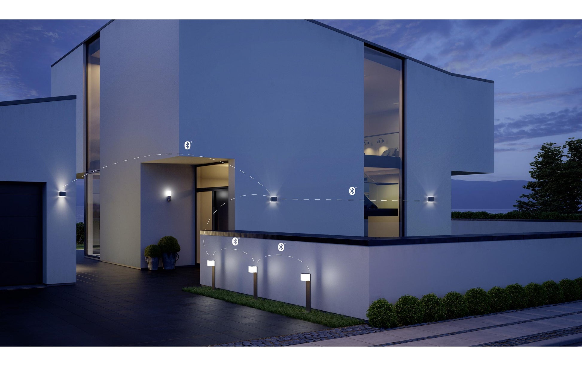 STEINEL Aussenwandleuchte – 319 lm, 9,1 W – Warmweiss, 3000 K – IP44 – Netzbetrieb – Anthrazit – Kunststoff