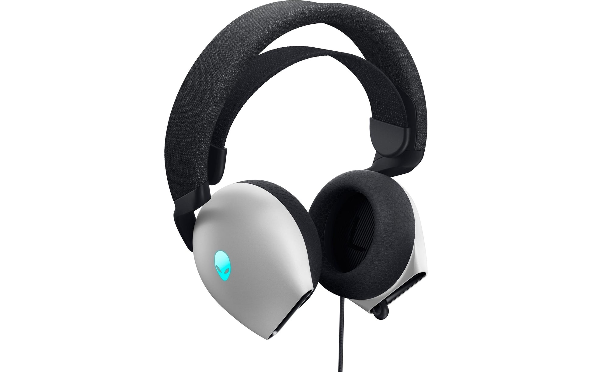 Alienware AW520H Gaming-Headset – Over-Ear, Stereo, Verkabelt (USB-A, 3,5 mm Klinke), Weiss