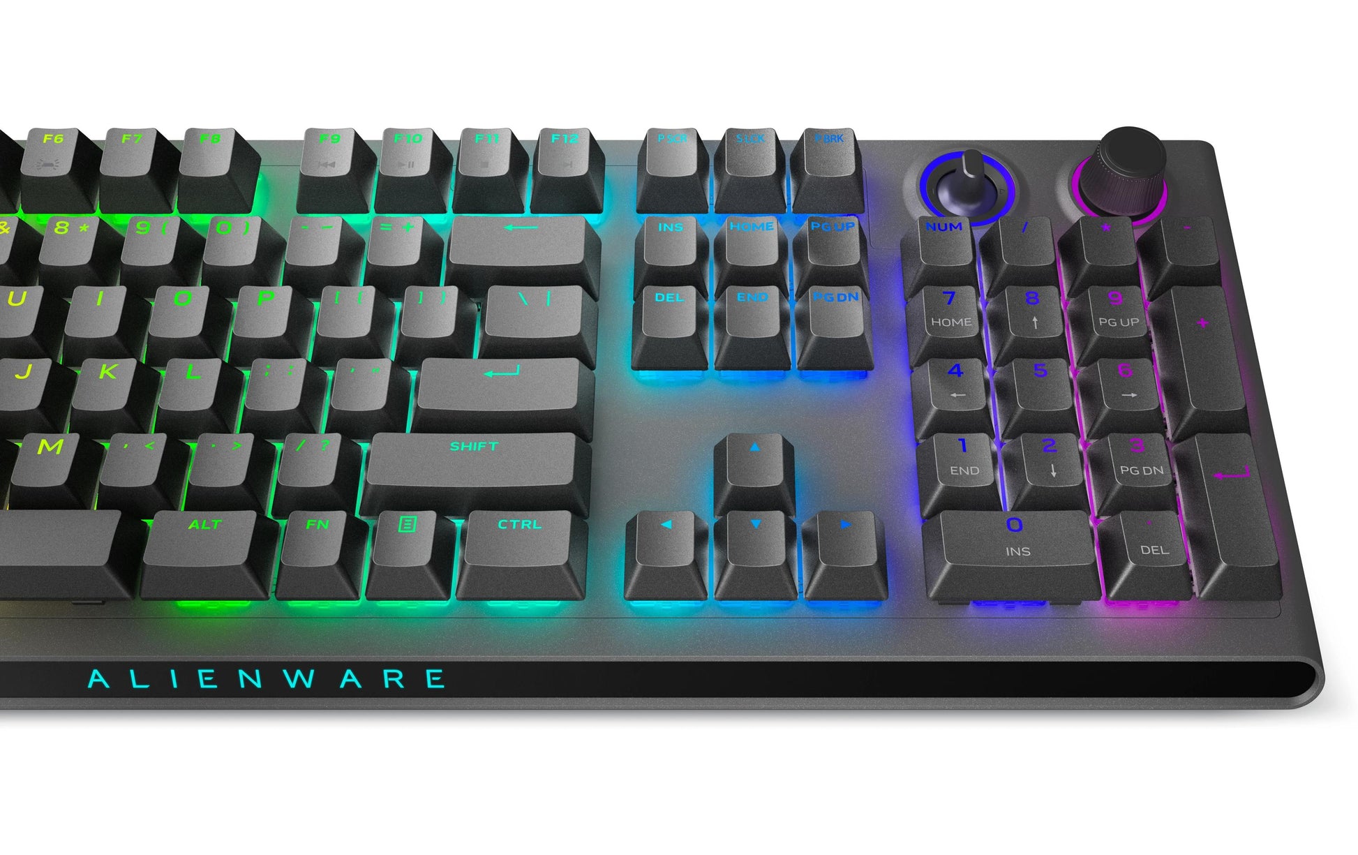 Alienware AW920K – Gaming-Tastatur – Mechanisch (Cherry MX Red) – Bluetooth & 2,4 GHz (USB-A) – RGB