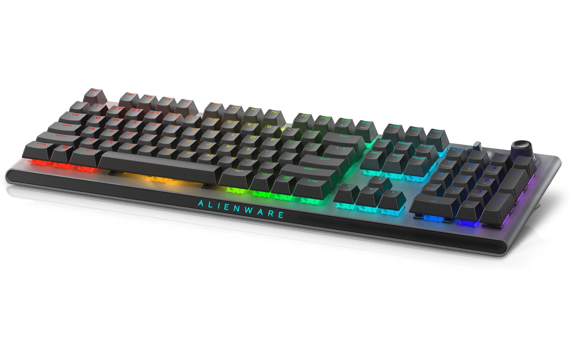 Alienware AW920K – Gaming-Tastatur – Mechanisch (Cherry MX Red) – Bluetooth & 2,4 GHz (USB-A) – RGB