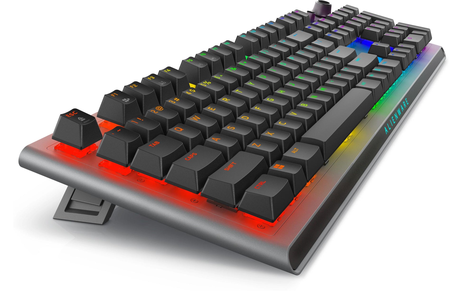 Alienware AW920K – Gaming-Tastatur – Mechanisch (Cherry MX Red) – Bluetooth & 2,4 GHz (USB-A) – RGB