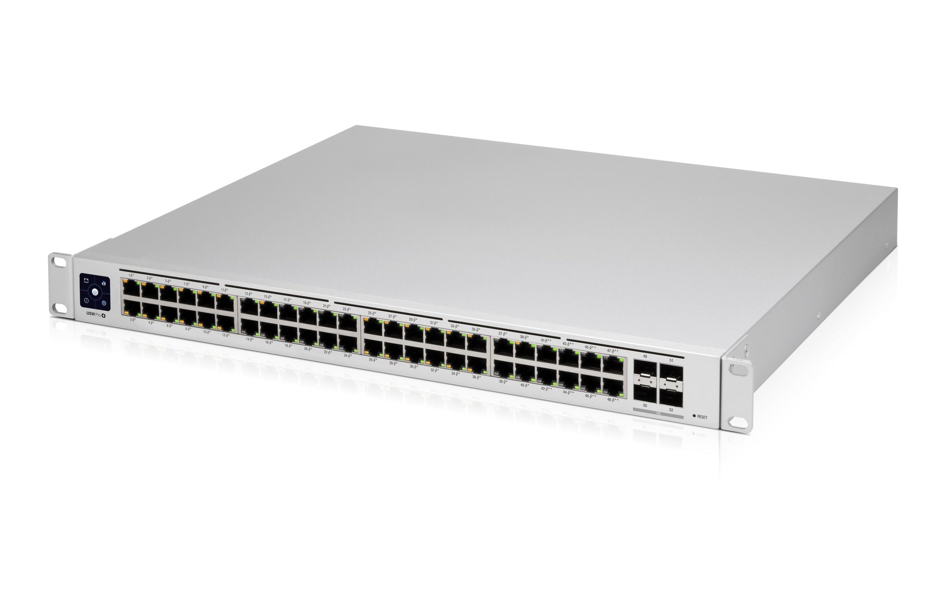 Ubiquiti UniFi Pro – Managed Switch – 48×GbE, 4×SFP+, L2/L3, PoE+ 600 W, 19" Rack