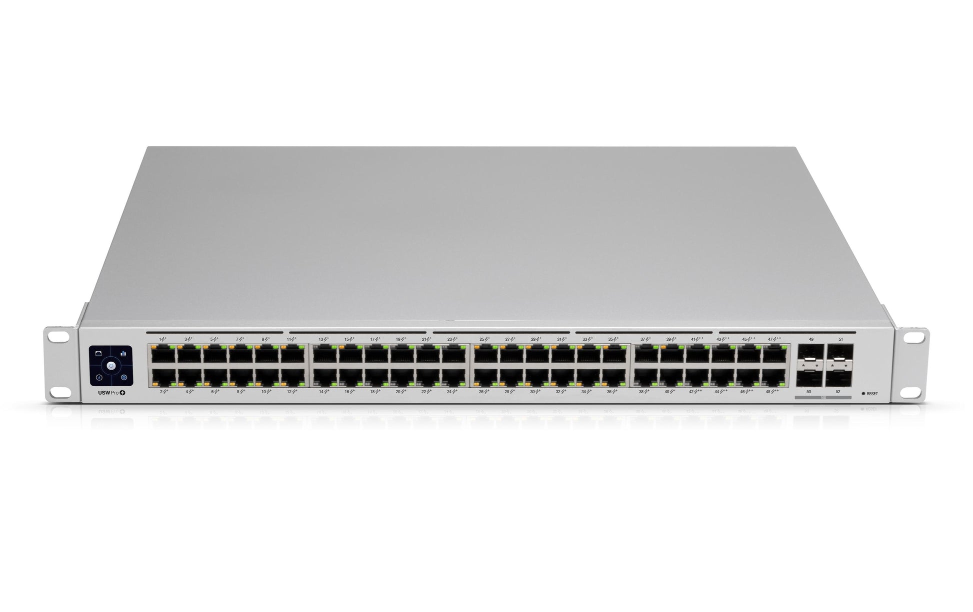 Ubiquiti UniFi Pro – Managed Switch – 48×GbE, 4×SFP+, L2/L3, PoE+ 600 W, 19" Rack