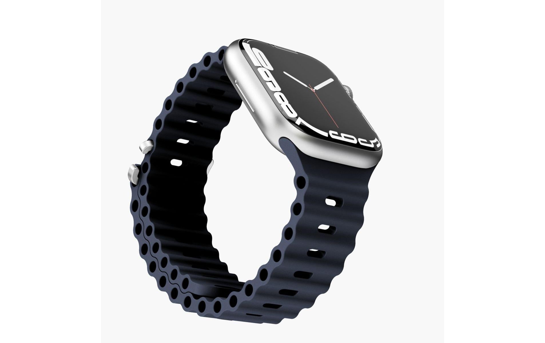 Vonmählen Wave Band 1 – Armband – für Apple Watch 40–42 mm, Navy, Elastomer (TPR)