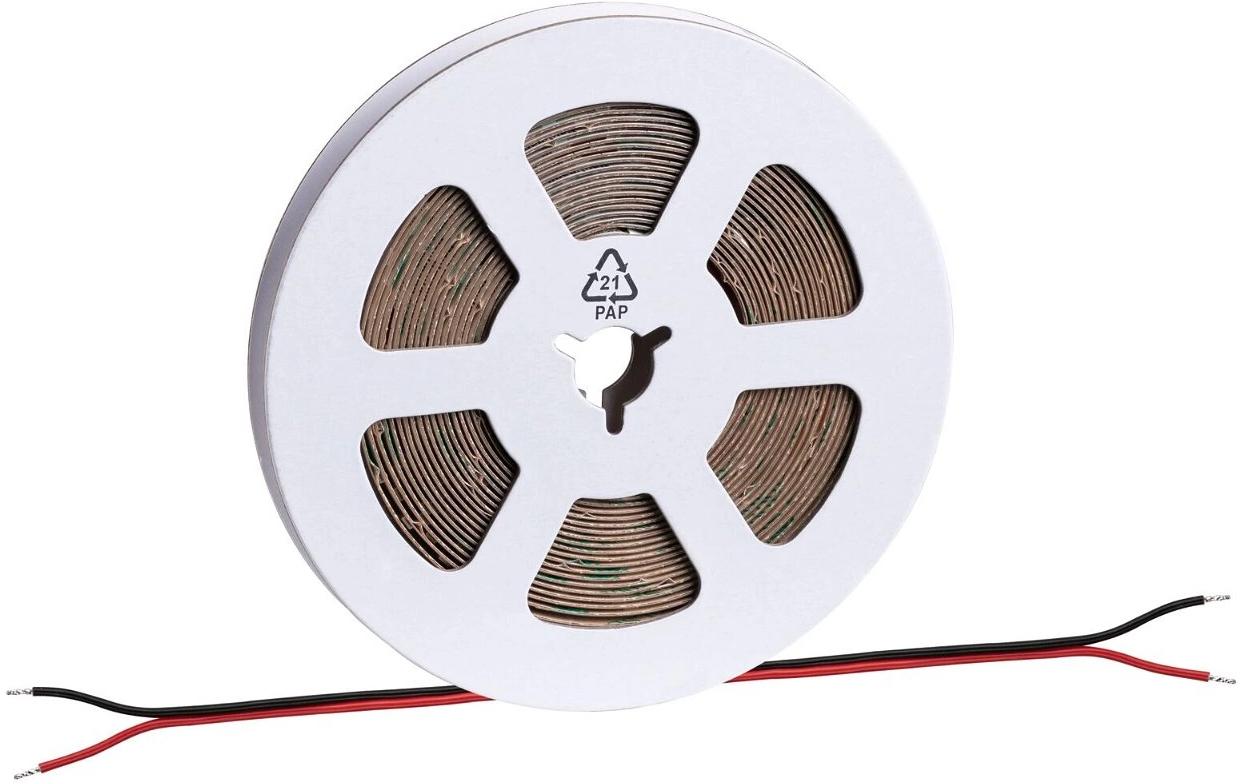 Paulmann LED-Strip – 5 m, 400 lm, 20 W, rot, dimmbar, weiss
