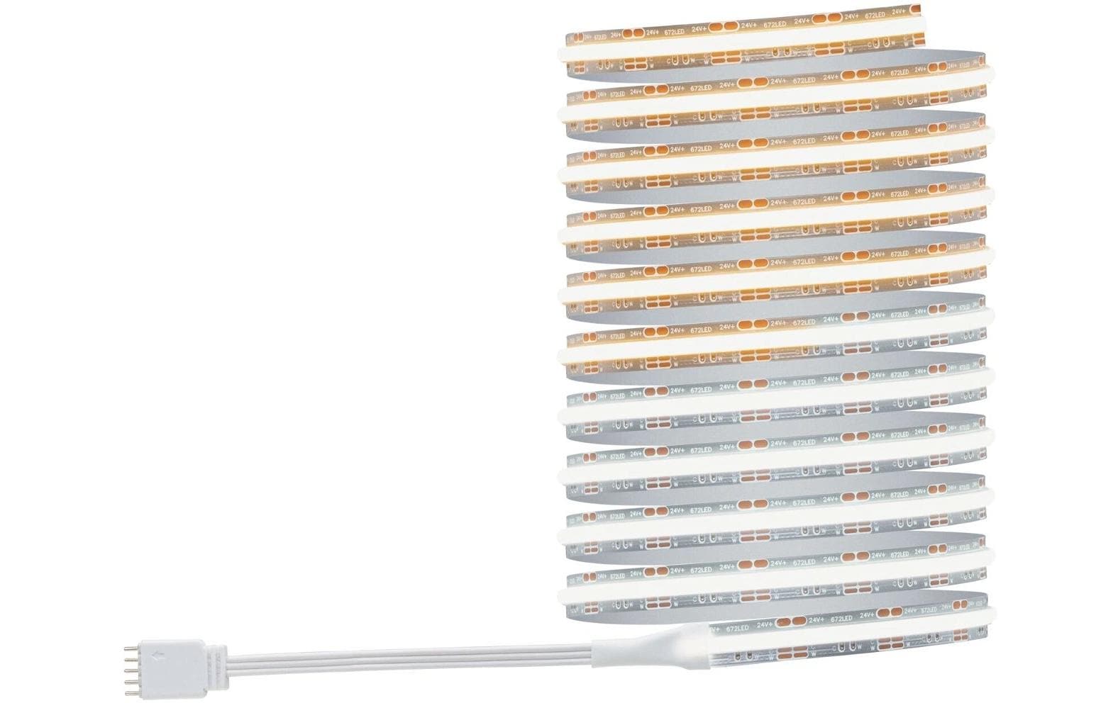Paulmann LED-Strip MaxLED 1000 Full-Line COB – Basisset, 3 m, 3600 lm, 31 W, 2700–6500 K, dimmbar, silber, mitgeliefert