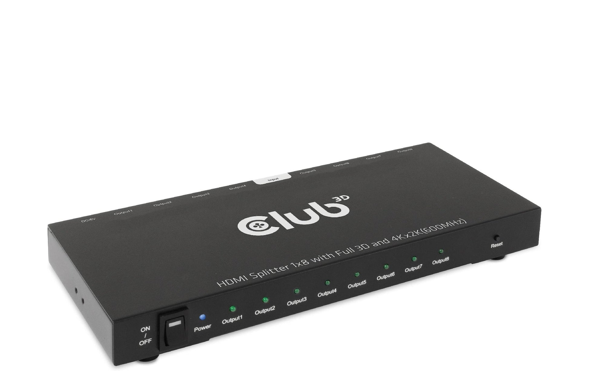 CLUB3D Club 3D – HDMI-Splitter 1×8, externes Netzteil, passiv