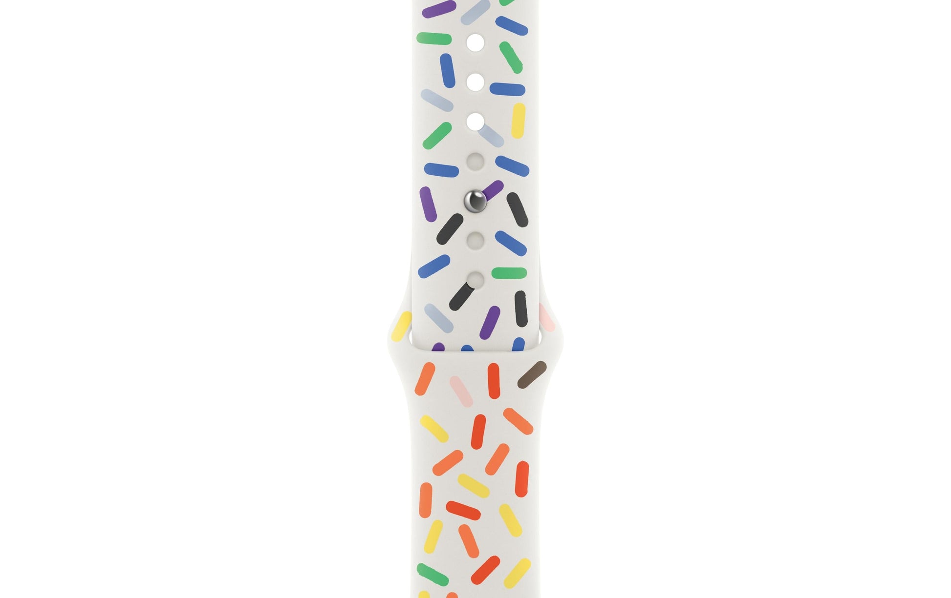 Apple Sportarmband (Pride) – Armband – für Apple Watch (45/44/42 mm), Mehrfarbig, S/M