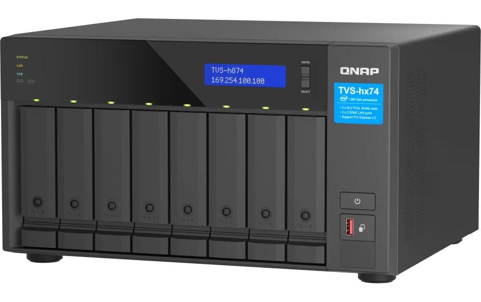 QNAP TVS-h874T-i9-64G Speichergerät – 8 Bay