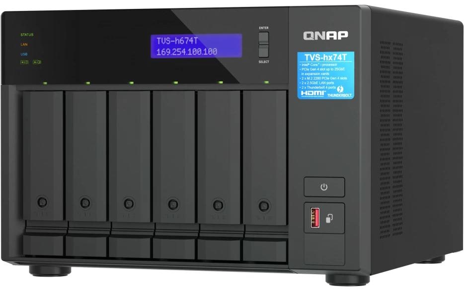 QNAP TVS-h674-i5-32G Speichergerät – 32 GB RAM, 6 Bay