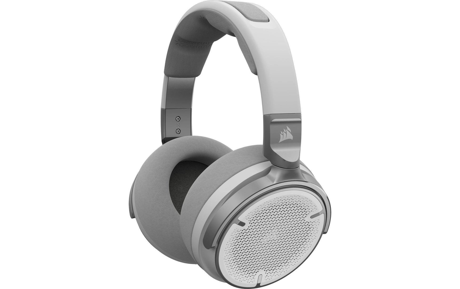 Corsair Virtuoso Pro – Duo Headset, Over-Ear – 3,5 mm Klinke, abnehmbares Mikrofon – Weiss – für PC