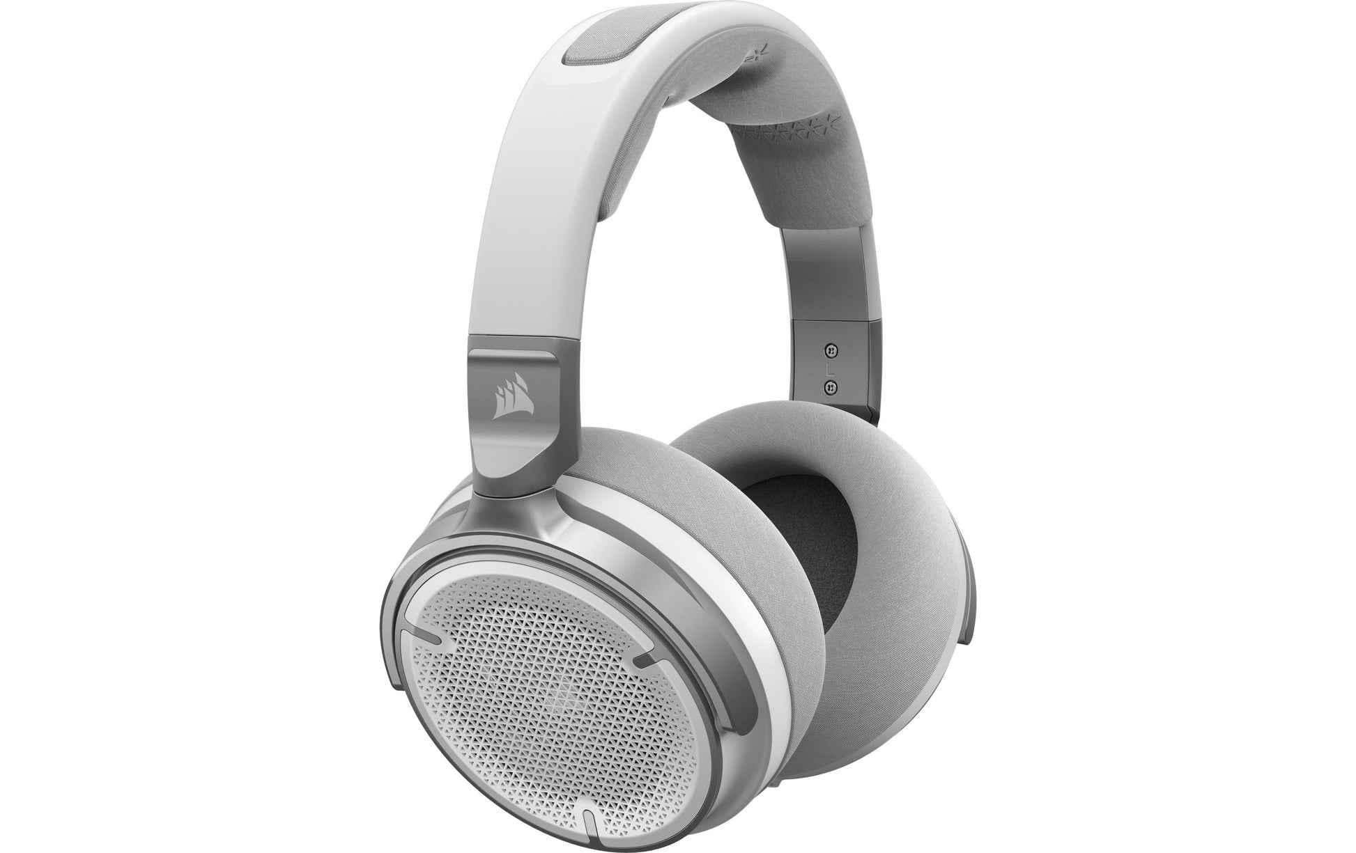 Corsair Virtuoso Pro – Duo Headset, Over-Ear – 3,5 mm Klinke, abnehmbares Mikrofon – Weiss – für PC