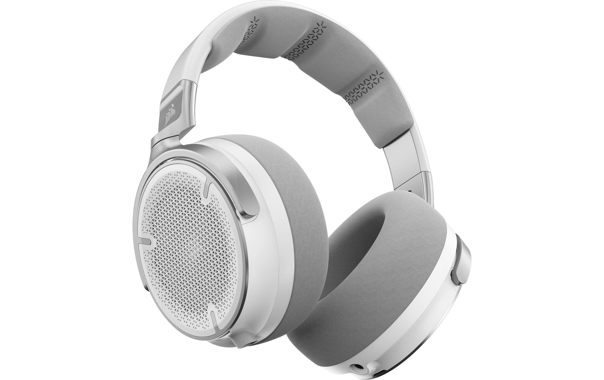 Corsair Virtuoso Pro – Duo Headset, Over-Ear – 3,5 mm Klinke, abnehmbares Mikrofon – Weiss – für PC