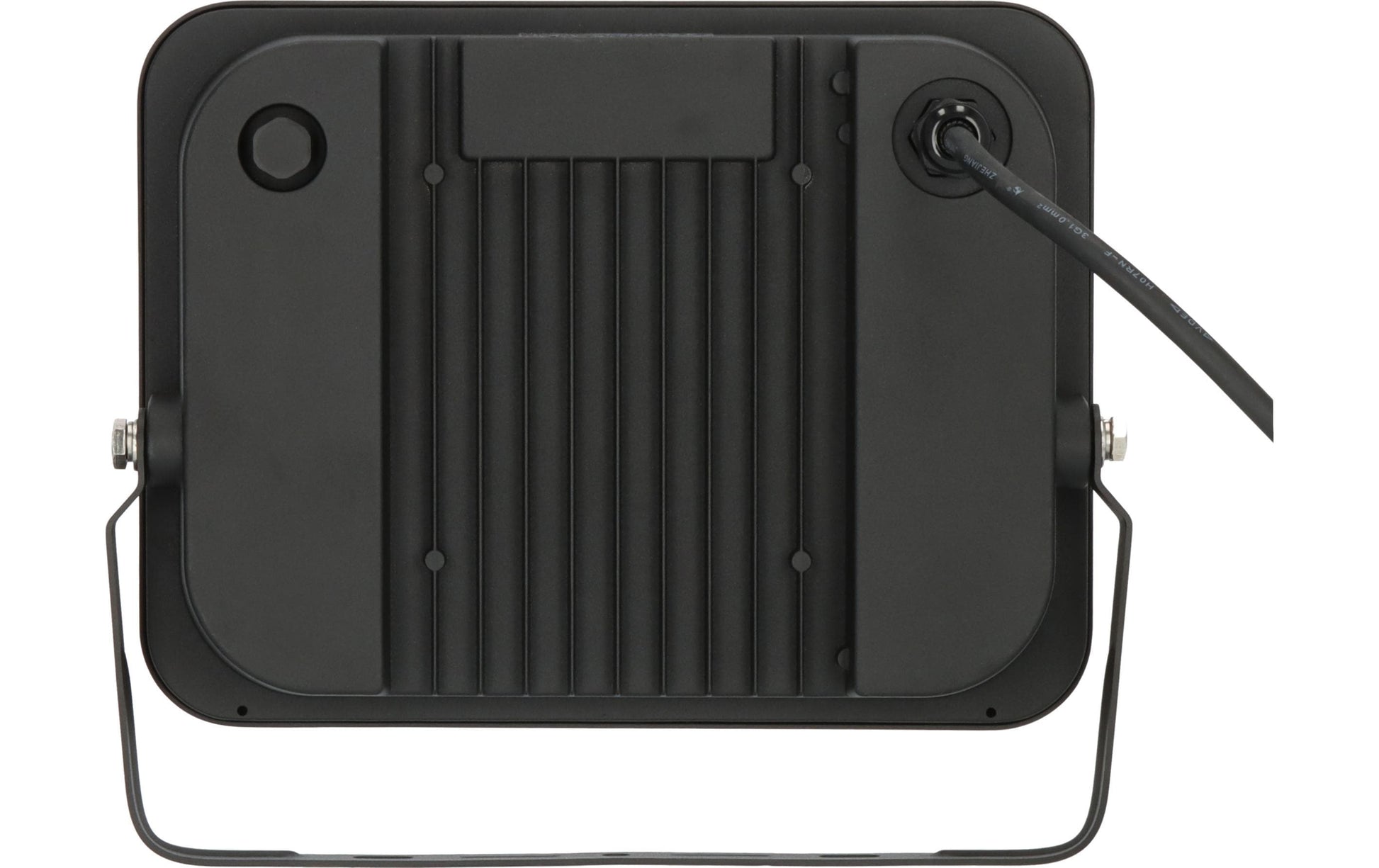 Brennenstuhl Aussenwandleuchte – 100 W – Kaltweiss, 6500 K – IP65 – Netzbetrieb – dimmbar – Schwarz – Metall
