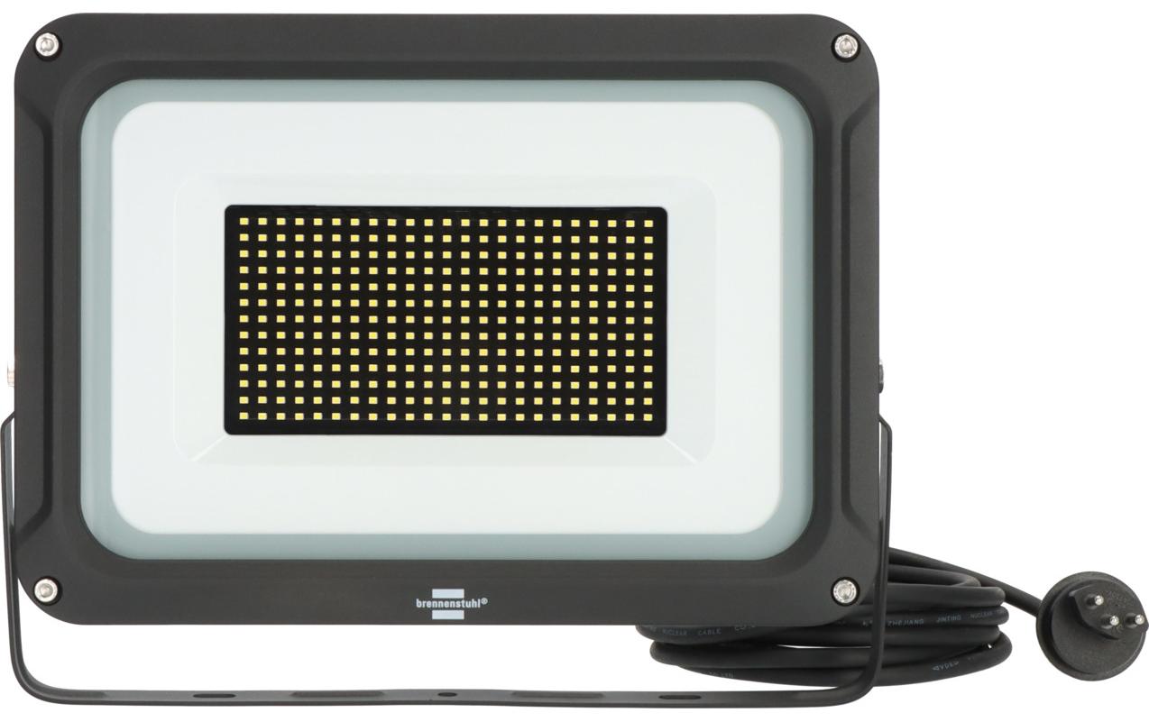 Brennenstuhl Aussenwandleuchte – 17'500 lm, 150 W, Kaltweiss, 6500 K, IP65, Netzbetrieb, Schwarz, Metall