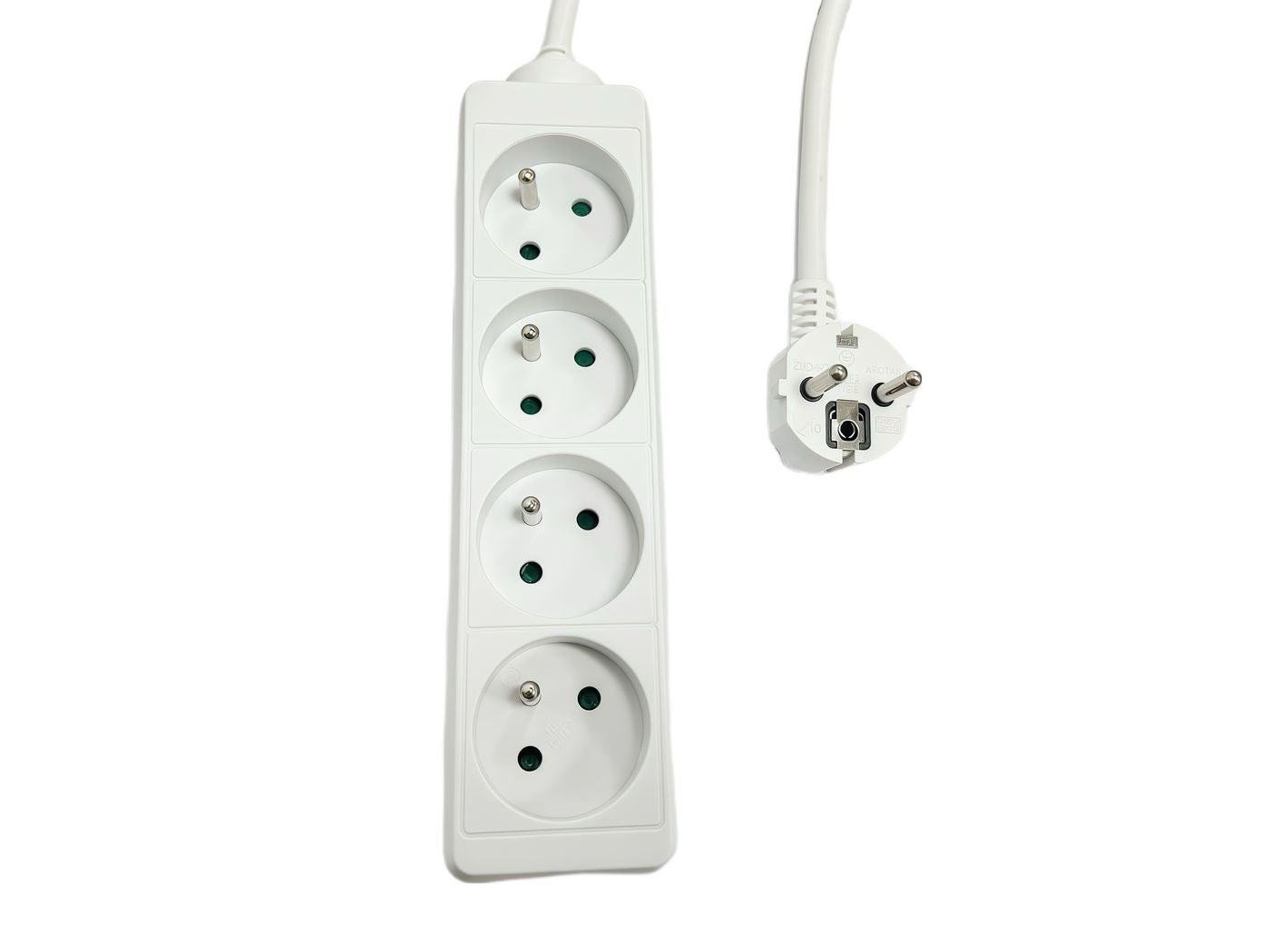 Microconnect MC-PS040150FRW Steckdosenleiste – 4× Typ E, 1,5 m, weiss
