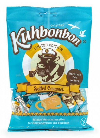Kuhbonbon Lutschbonbons – Gesalzenes Karamell, Glutenfrei – 175 g