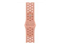 Apple Nike Sport Band – Armband – für Apple Watch 46 mm, Alpenglow Pink, S/M, Polymer