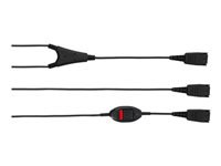 Jabra QD Supervisor Cord – Headset-/Audio-Kabel, Y-Kabel mit Stummschalter