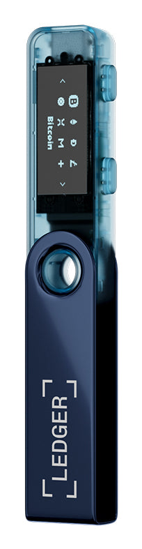 Ledger Nano S Plus – Krypto-Hardware-Wallet, USB-C, für Mac, Blau