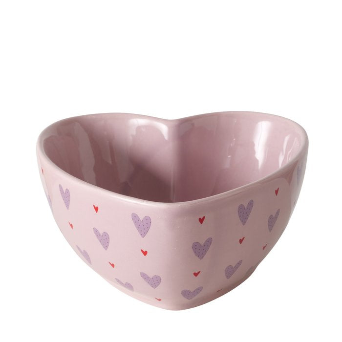 Boltze Müslischale – 14,2 × 14,2 × 7,0 cm, Keramik, Rosa, spülmaschinenfest
