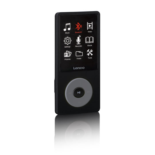 Lenco Xemio-860 – Hi-Res-Player (DAP) – 8 GB, Micro-SD-Slot, Bluetooth, 18 h – Schwarz