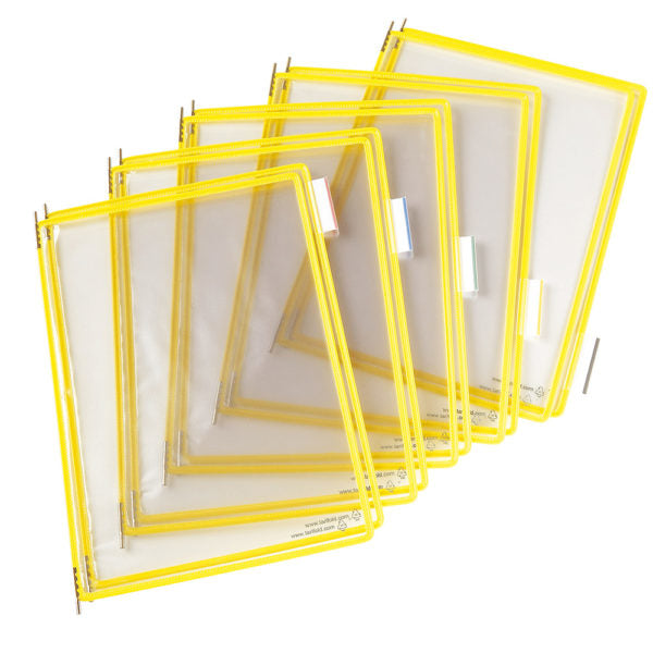 Tarifold Dokumentenhalter, für A4, Polyvinylchlorid (PVC), gelb