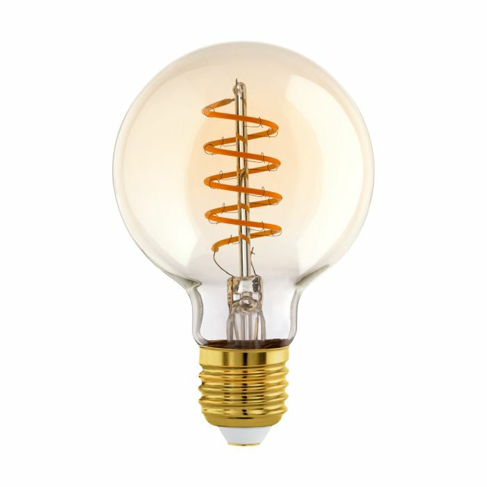 EGLO Leuchtmittel E27 Globus – Warmweiss 2000 K, 245 lm, 4 W – IP20 – 1 Stk., Glas
