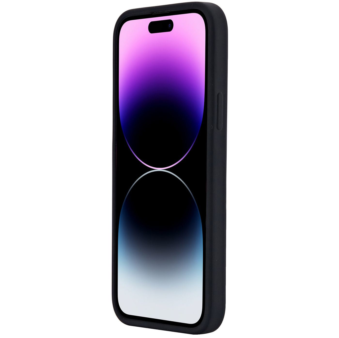 eSTUFF INFINITE (GRS) RIGA Backcover – für Apple iPhone 15 Plus, PC+Silikon+Mikrofaser, schwarz