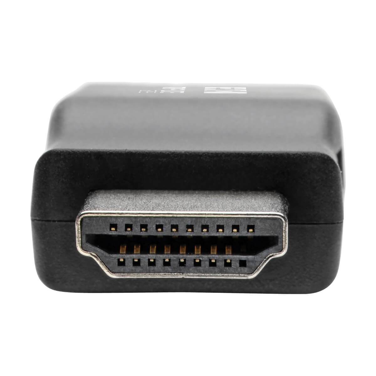 Tripp Lite P131-000-A HDMI zu VGA Adapter – 1920 × 1200 @ 60 Hz, Audio (3,5 mm), Micro-USB-B (Strom) – Schwarz