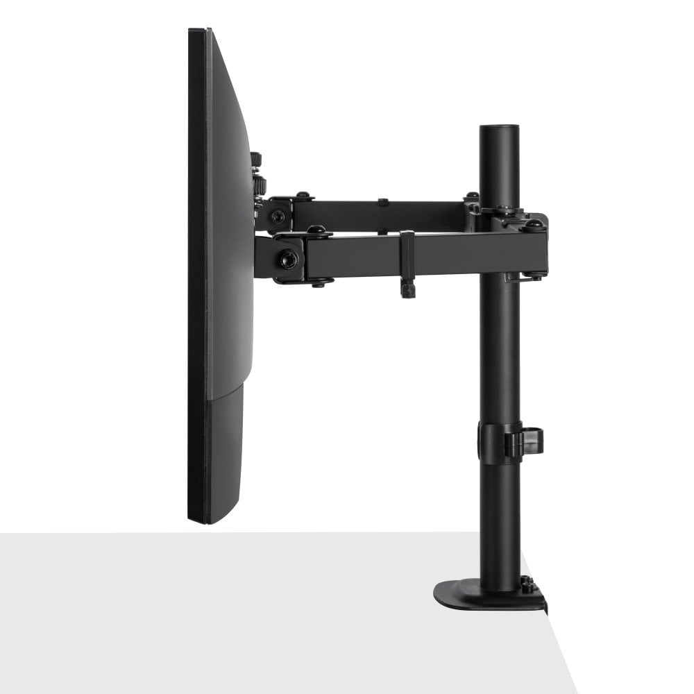 Lindy Duale verstellbare Display-Halterung – Monitorarm Tischhalterung – Klemme/Durchführung – 2 Monitore – 13–32"