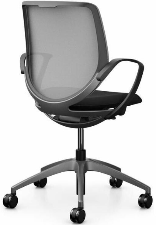 Giroflex Bürostuhl 313 – Sitzhöhe 39–51 cm, 120 kg, Grau