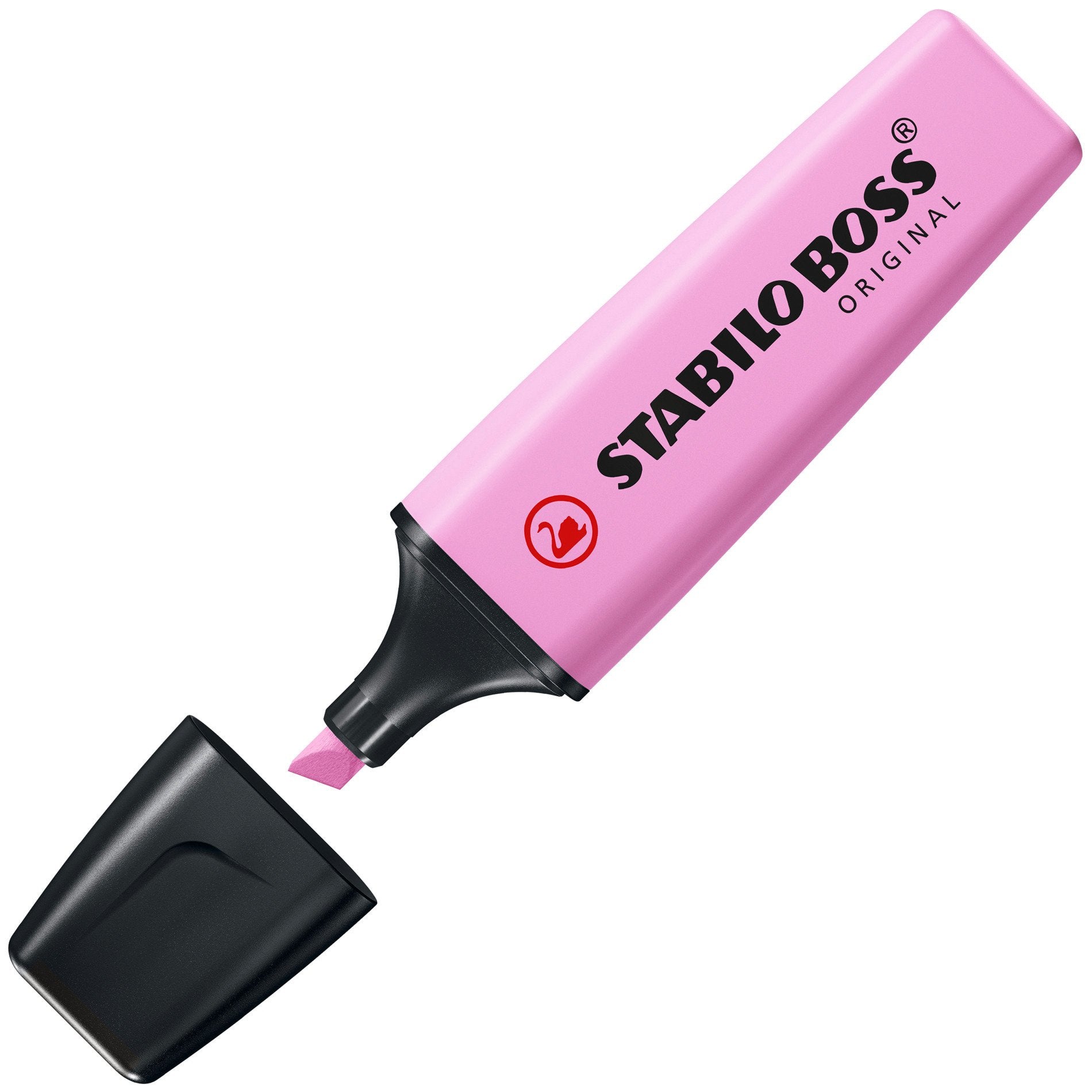 STABILO BOSS Original Pastell Textmarker Purpurrot – Keilspitze, 2–5 mm