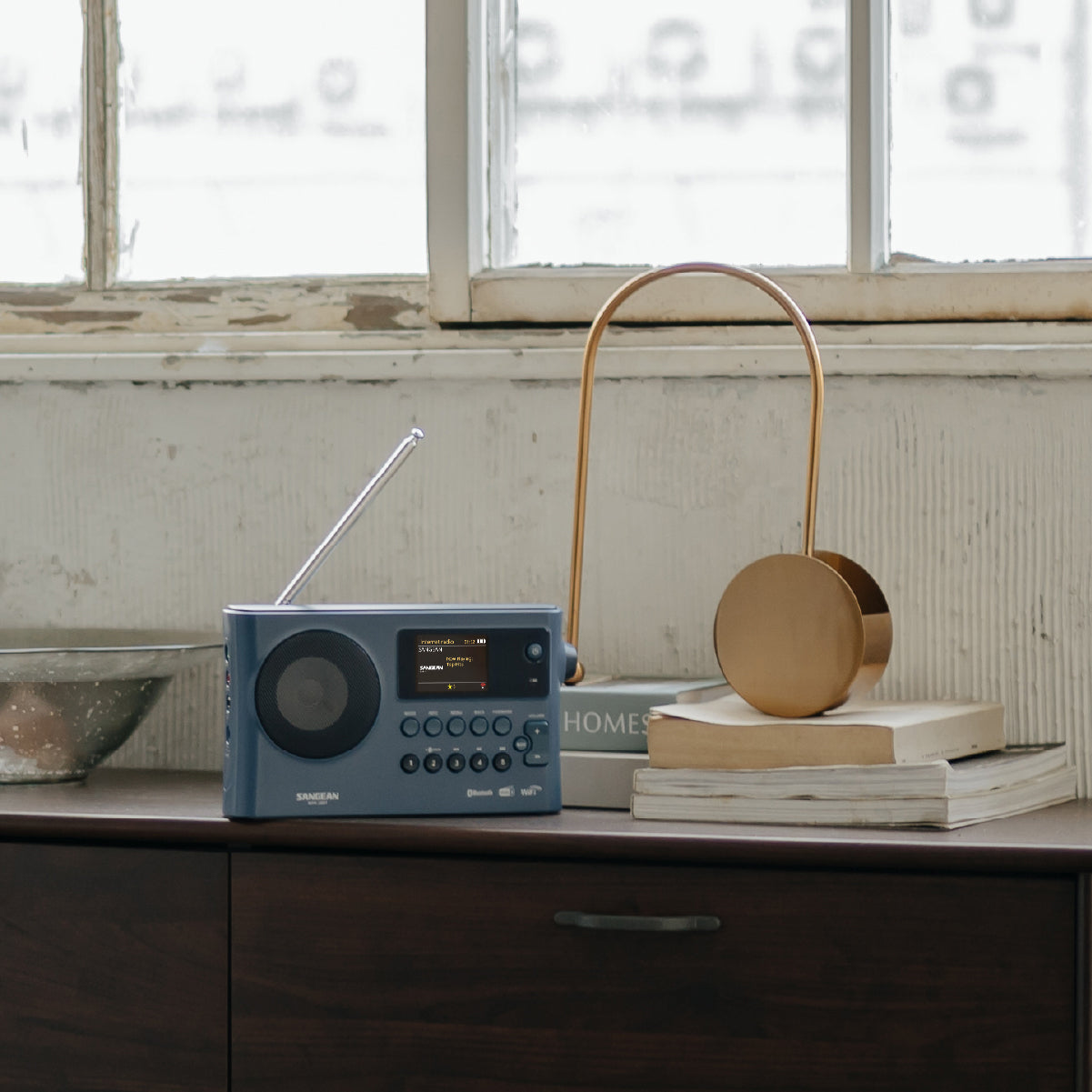 Sangean WFR-28BT – Internetradio, DAB+/UKW, Bluetooth, WLAN – Dunkelblau