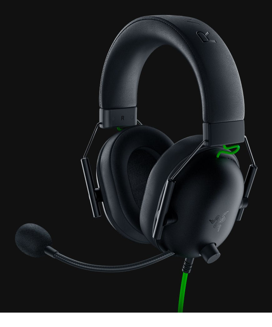 Razer BlackShark V2 X für PS Gaming-Headset – On-Ear, Stereo, Kabelgebunden, 3,5 mm Klinke, USB-C, Schwarz