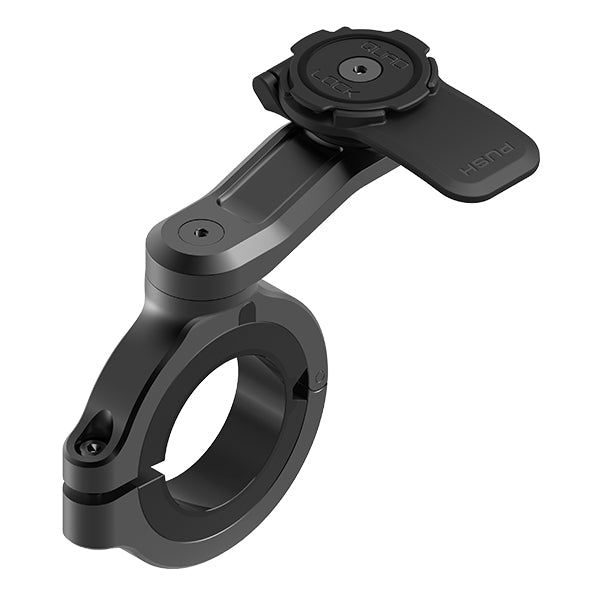 Quad Lock Motorrad-Halterung, Klemmhalterung, 360° – für Quad Lock Cases – Schwarz, Aluminium