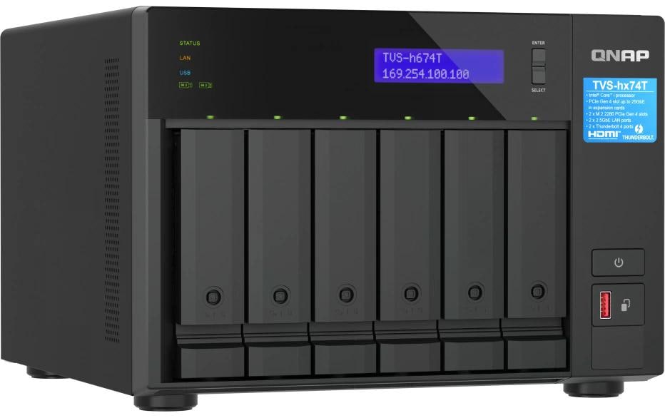 QNAP TVS-h674-i5-32G Speichergerät – 32 GB RAM, 6 Bay