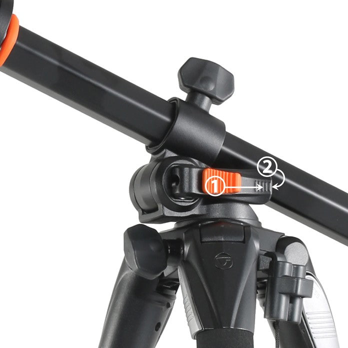 Vanguard ALTA PRO 263AB100 Stativ – Traglast 7 kg, Aluminium, Max. Höhe 173,4 cm