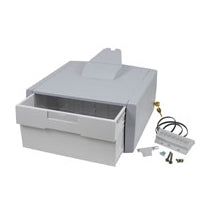 Ergotron Schrank – 45,7 × 45,7 cm, grau, weiss