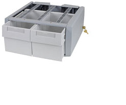 Ergotron Schrank – 45,7 × 45,7 × 24 cm, grau, weiss