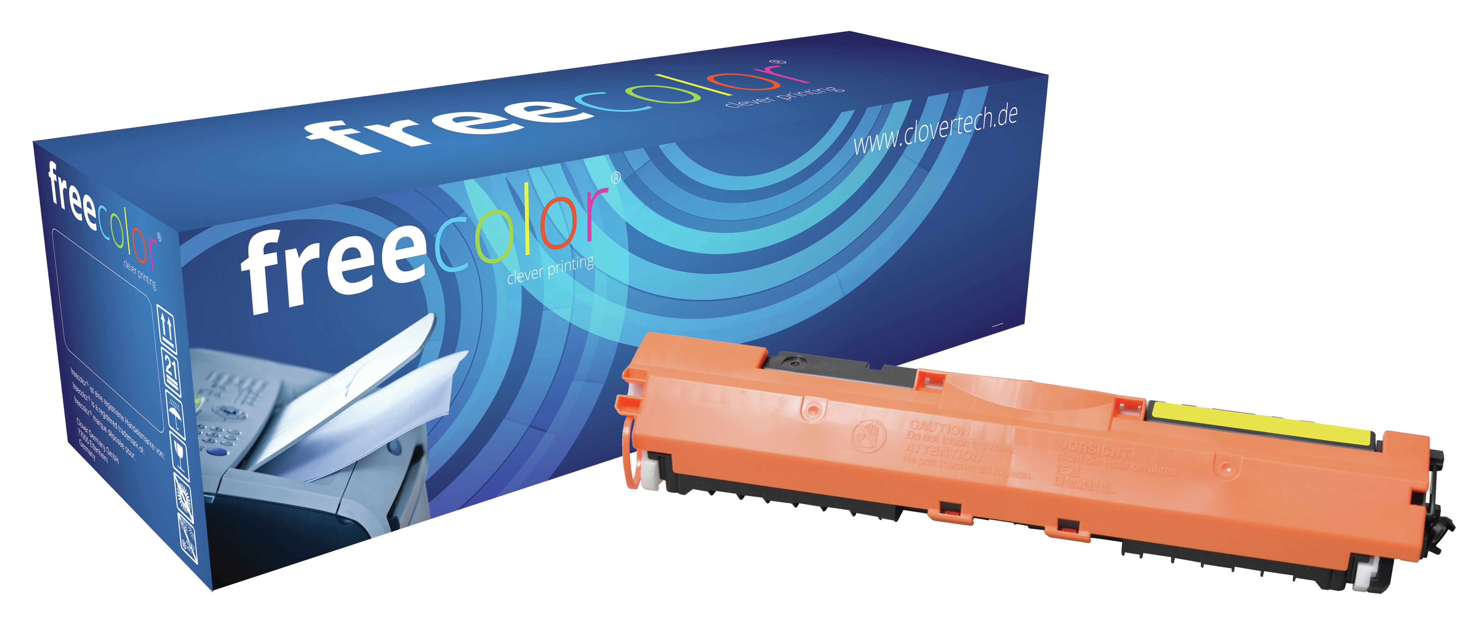 Freecolor Free Color – Toner CF350 – gelb, 1000 Seiten – für HP Color LaserJet Pro MFP M176n/M177fw