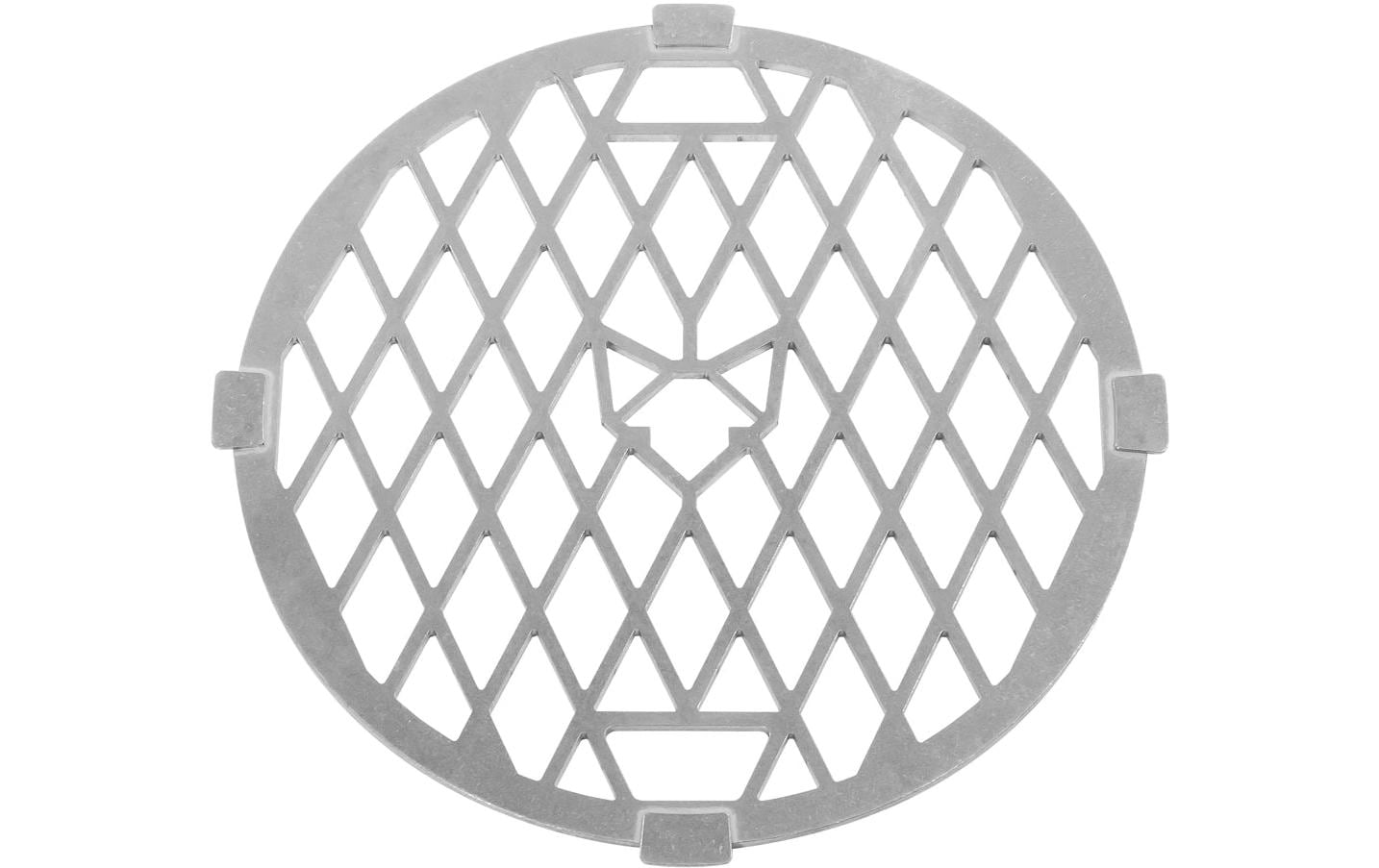 FENNEK Grillrost – Ø 29,8 cm, Höhe 0,6 cm, Edelstahl – für Feuerplatte