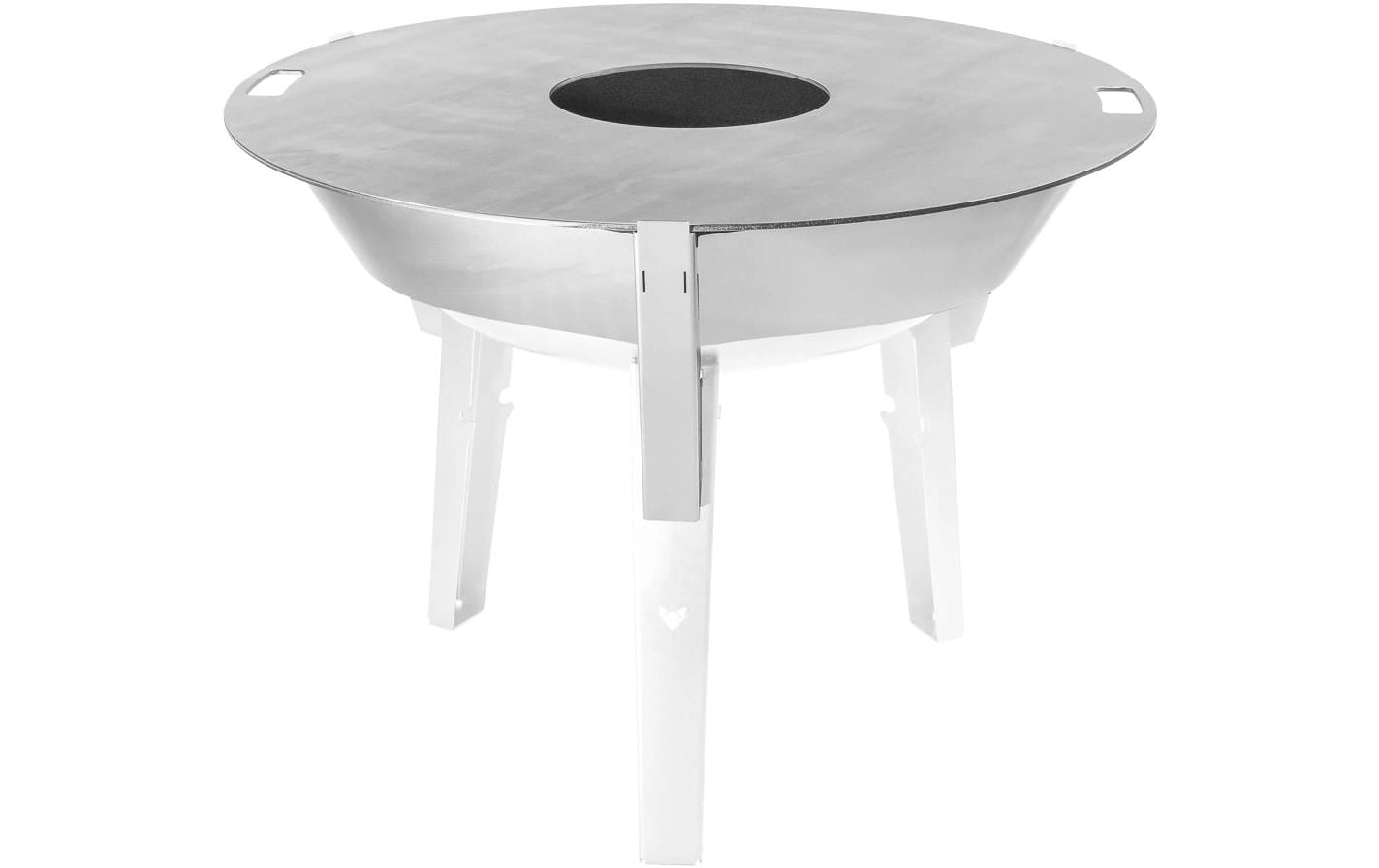 FENNEK Feuerplatte – Ø 96 cm × 0,6 cm, Stahl – für Geflügel