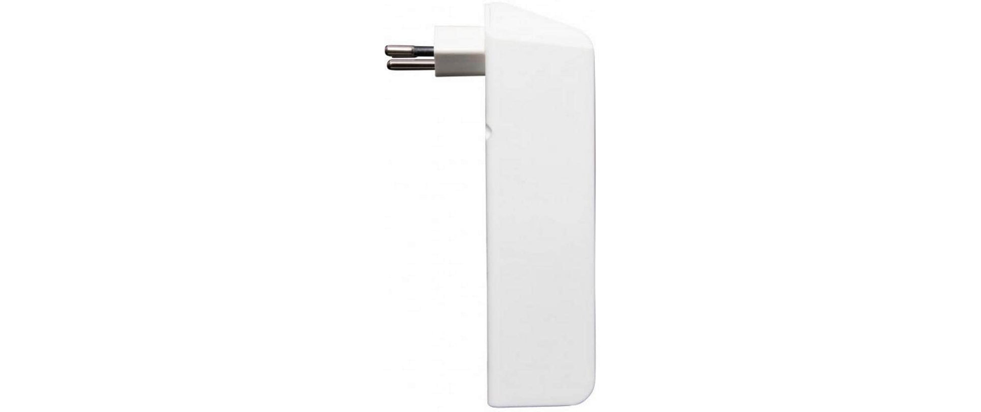 Brennenstuhl cleverLINE Abzweigstecker T12 zu T13 – 3× Steckdosen, 2× USB (A/C), 230 V 10 A, drehbar 300° – Weiss