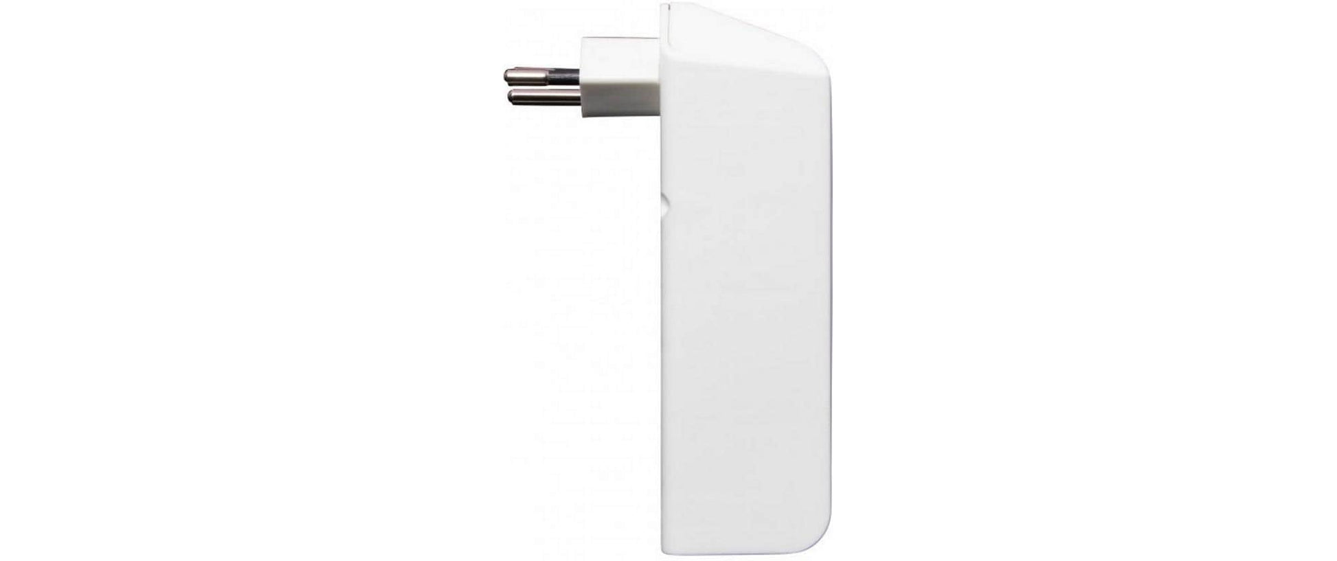 Brennenstuhl cleverLINE Abzweigstecker, 2×T13, 1×USB-A + 1×USB-C, drehbar 300°, Eingang T12 – weiss