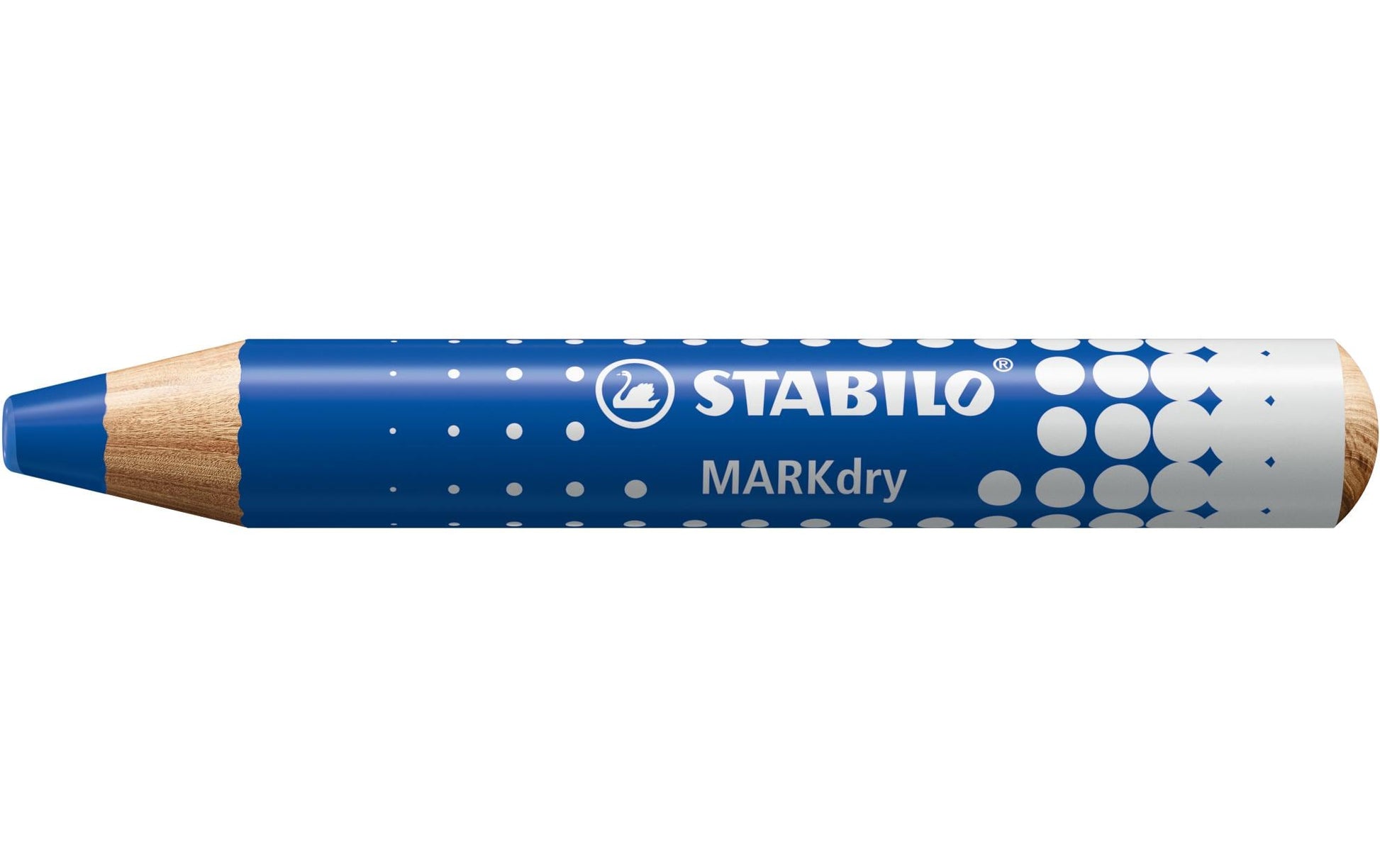 STABILO Whiteboard-Marker – 10 mm, blau, 5 Stk., trocken abwischbar – für Whiteboards/Flipcharts