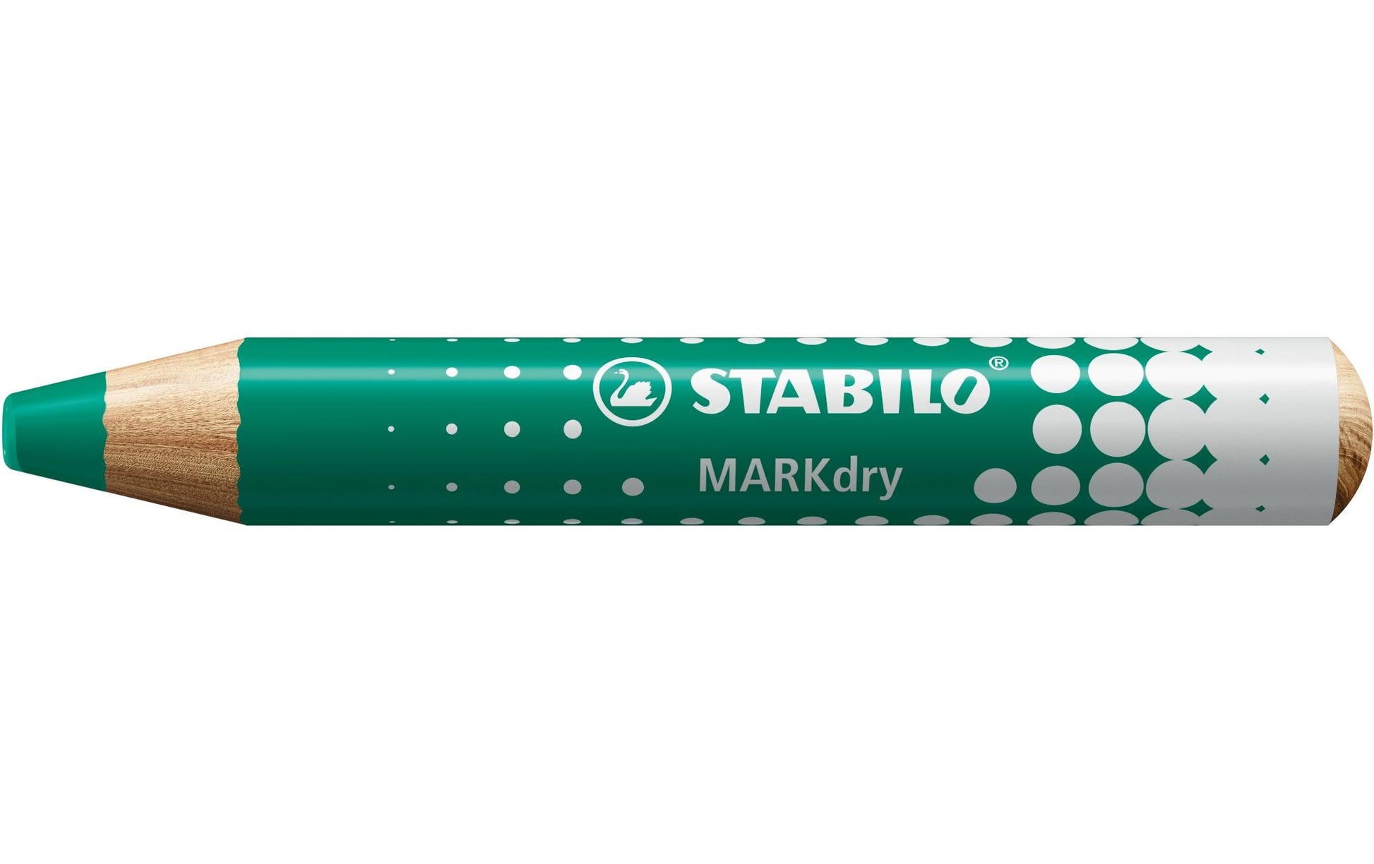 STABILO Whiteboard-Marker – 10 mm, grün, 5 Stk., trocken abwischbar – für Whiteboards und Flipcharts/Papier